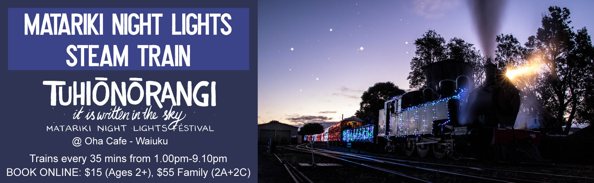 Matariki Night Lights - Tuhi ō nō rangi 2025