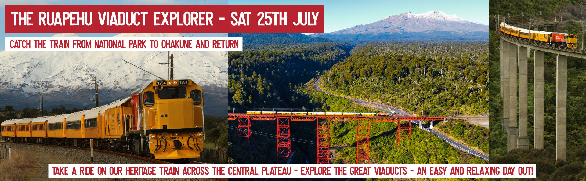 Ruapehu Viaduct Explorer July 2026
