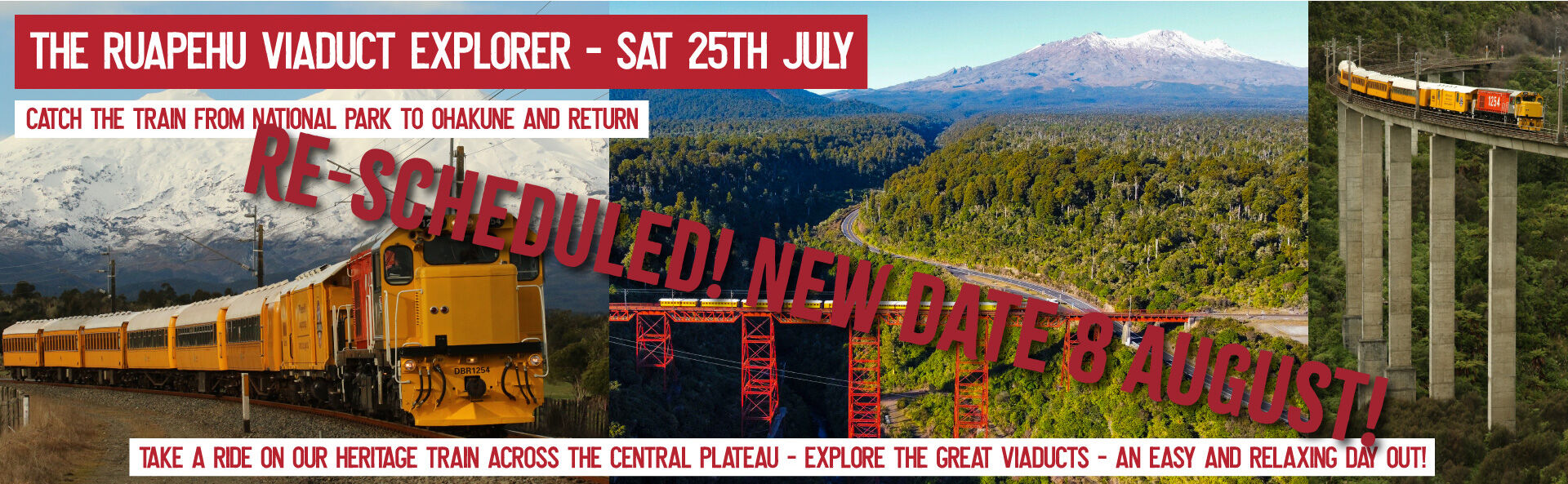 Ruapehu Viaduct Explorer July 2026