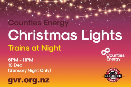 Sensory Friendly/Accessible - Counties Energy Christmas Lights - Trains at Night 2025