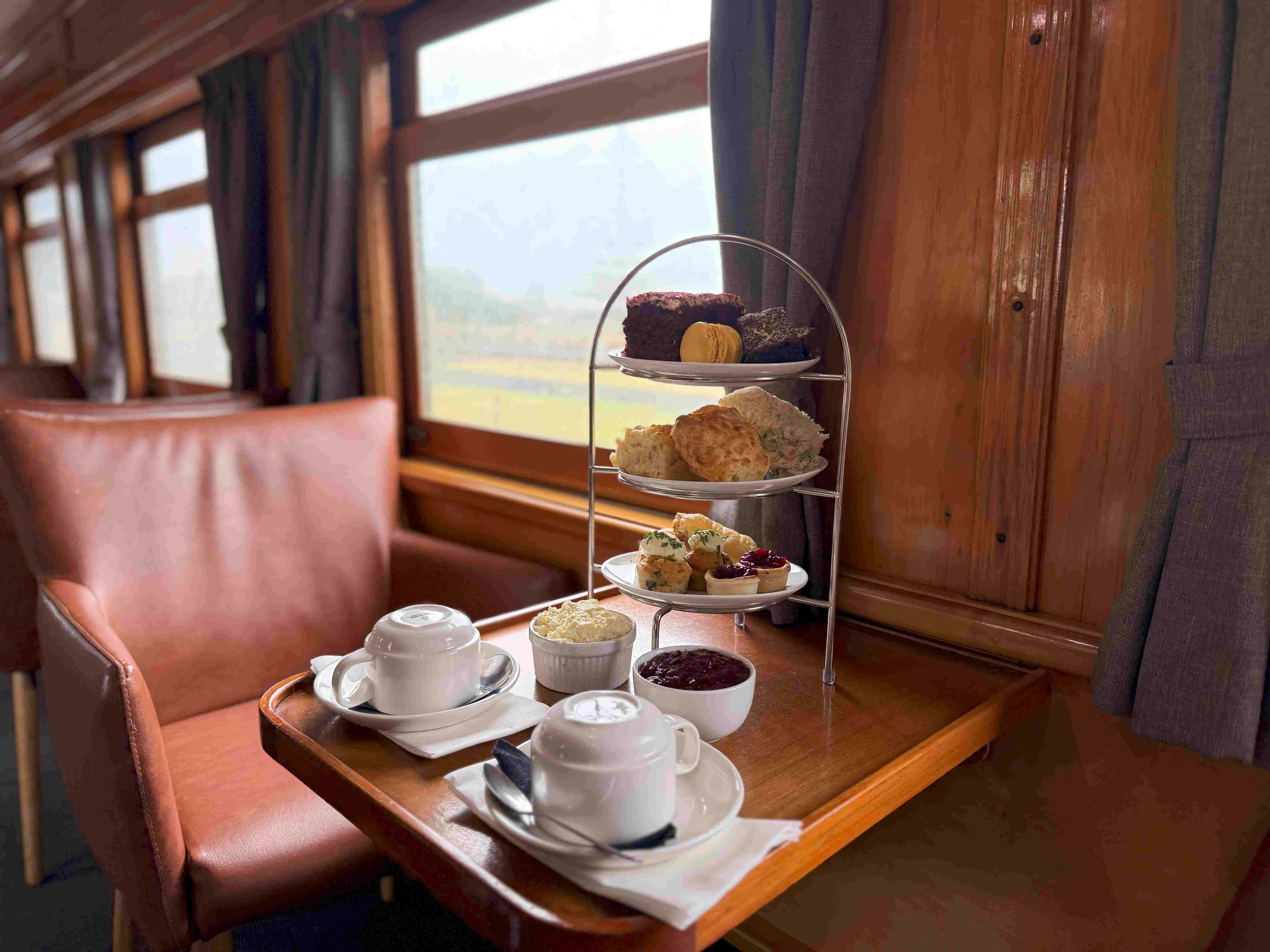 Interior and observation features of the Glenbrook Vintage Railway First Class Parlour Carriage