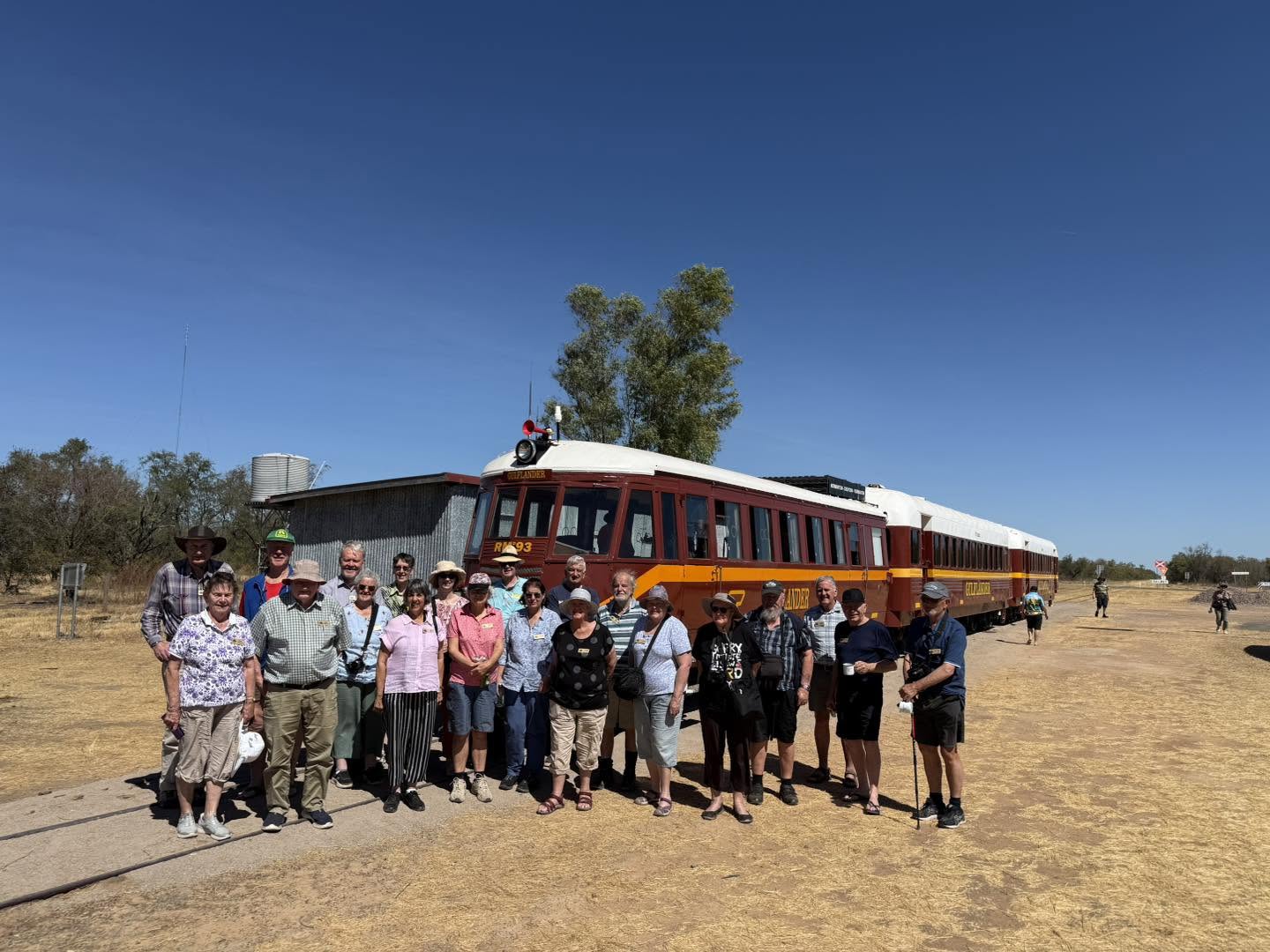 Gulflander train travelling through the Gulf Country