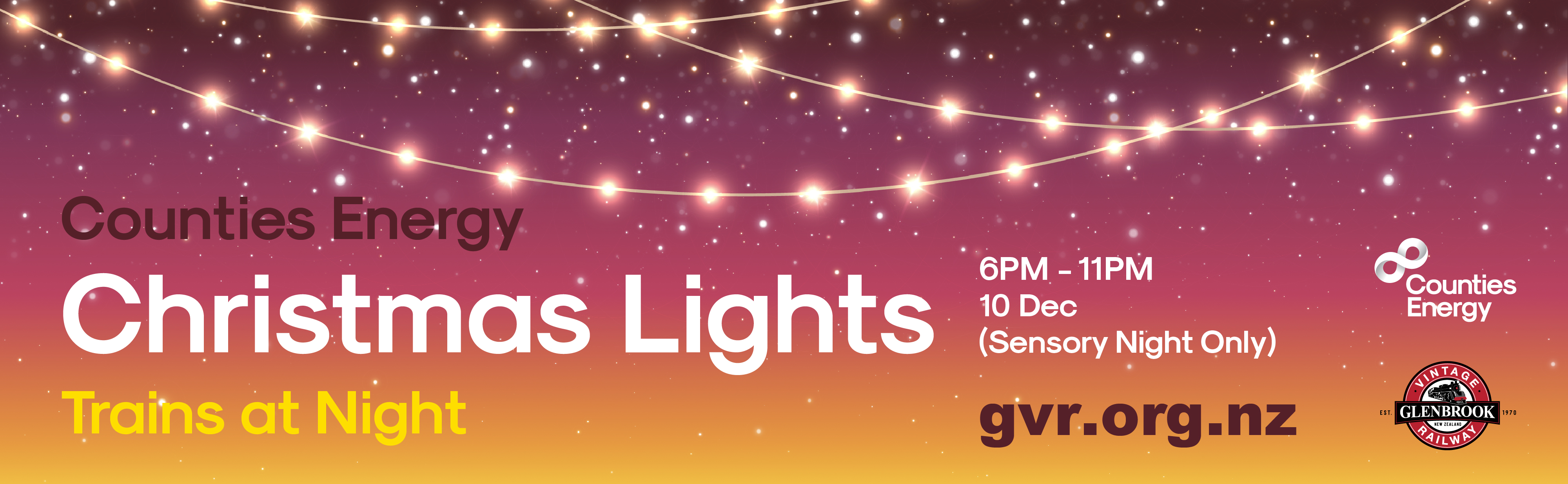 Sensory Friendly Night Banner