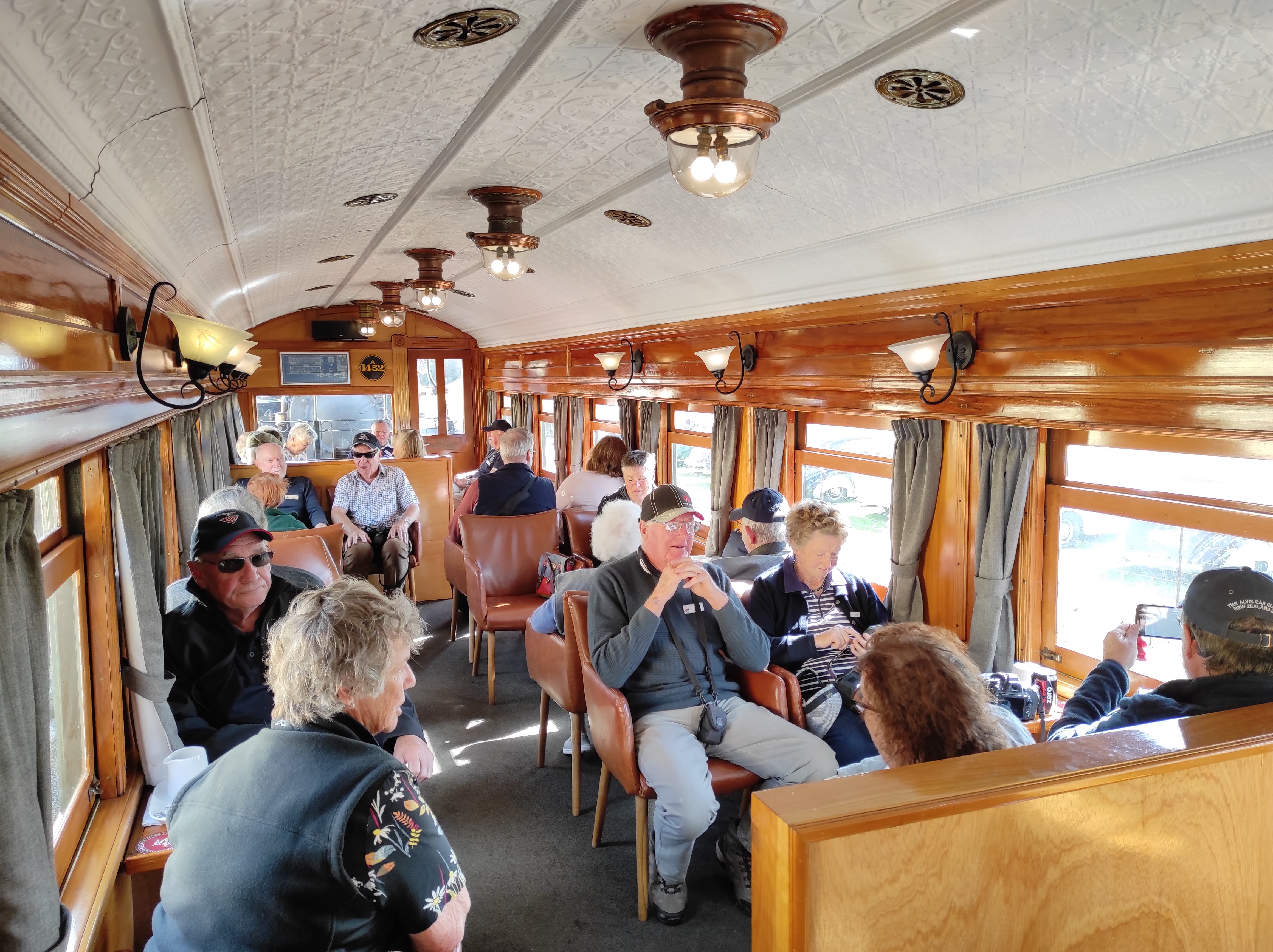 GVR heritage train and rural scenery