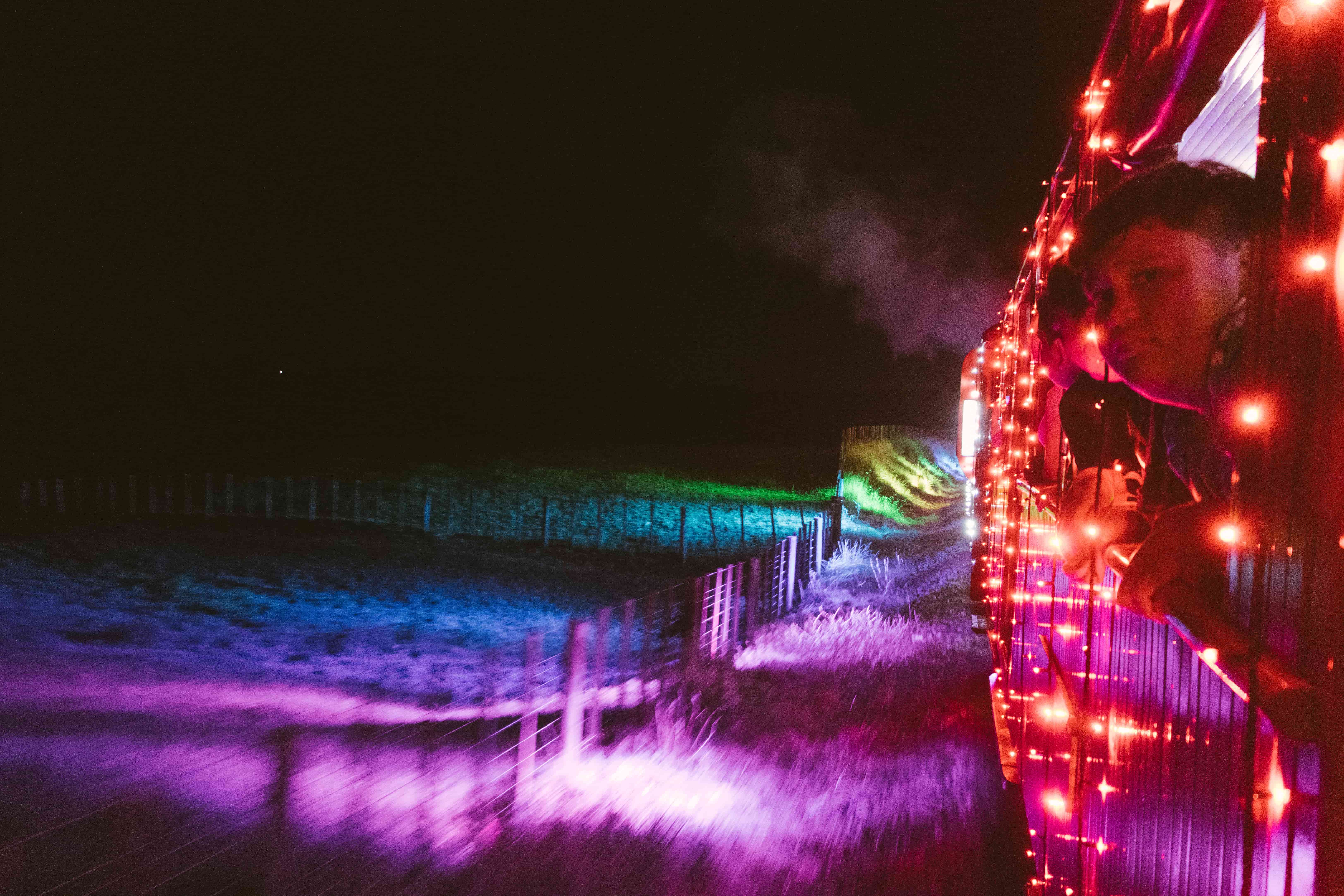 Christmas Lights event at Glenbrook Vintage Railway
