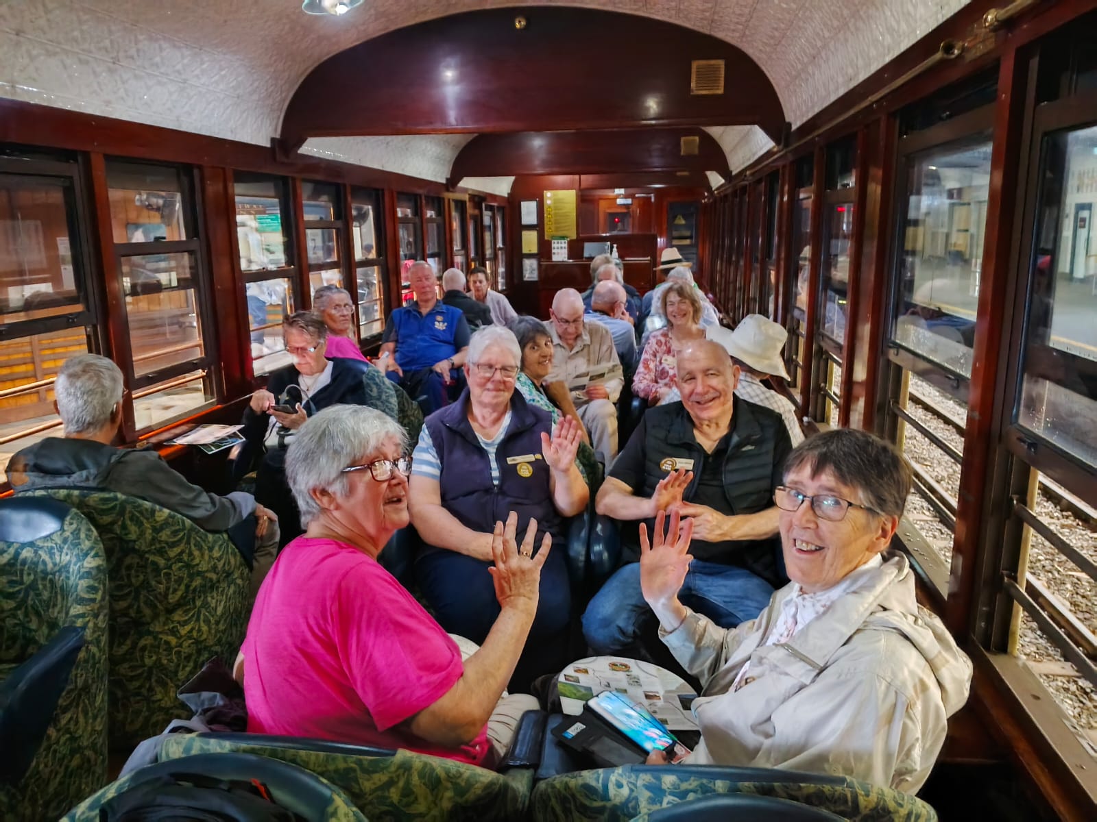 Aboard the Kuranda Scenic Railway